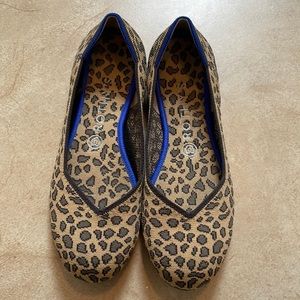 Rothys Cheetah Print Flat - Sz 9